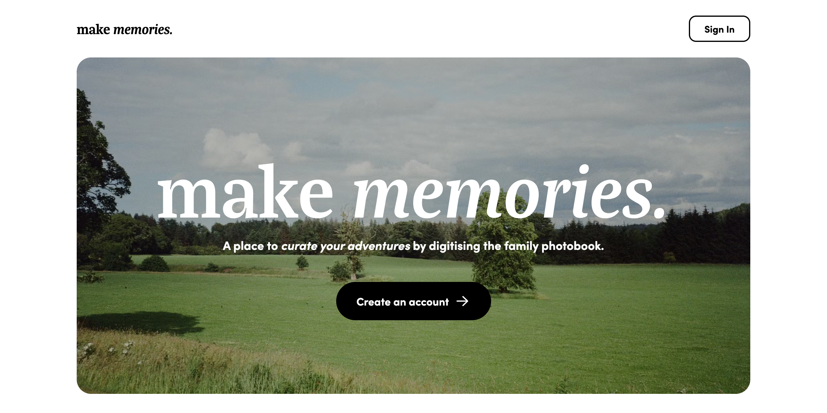 Make Memories | Web Development